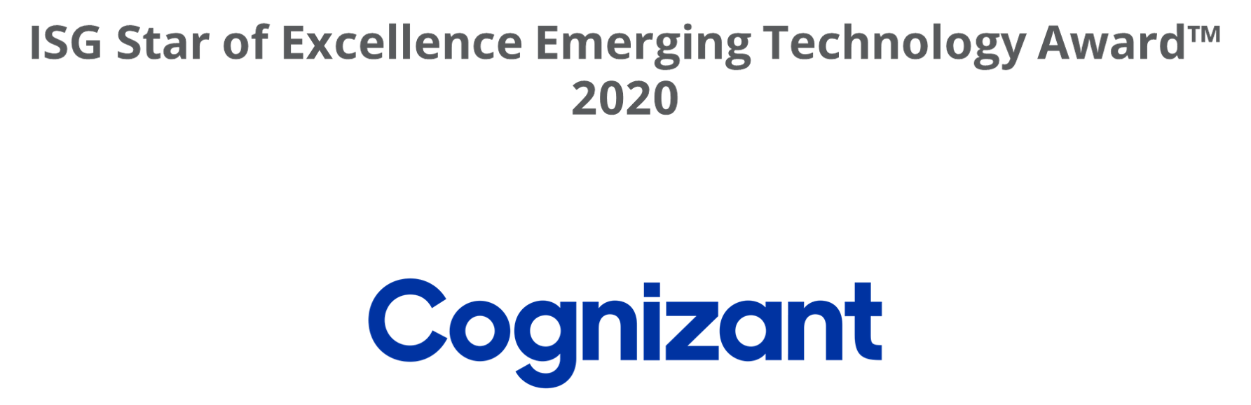 Emerging Technology Award-2020